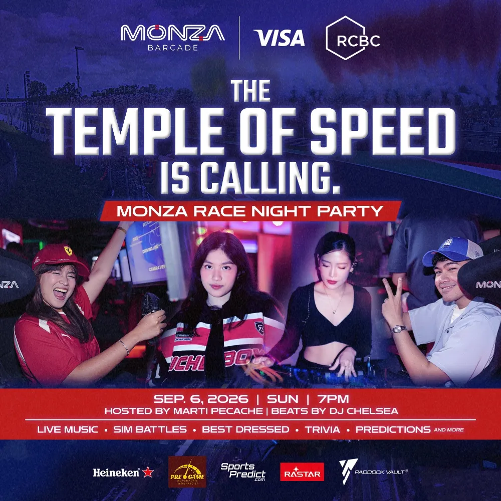 The Temple of Speed is Calling. Monza Race Night Party