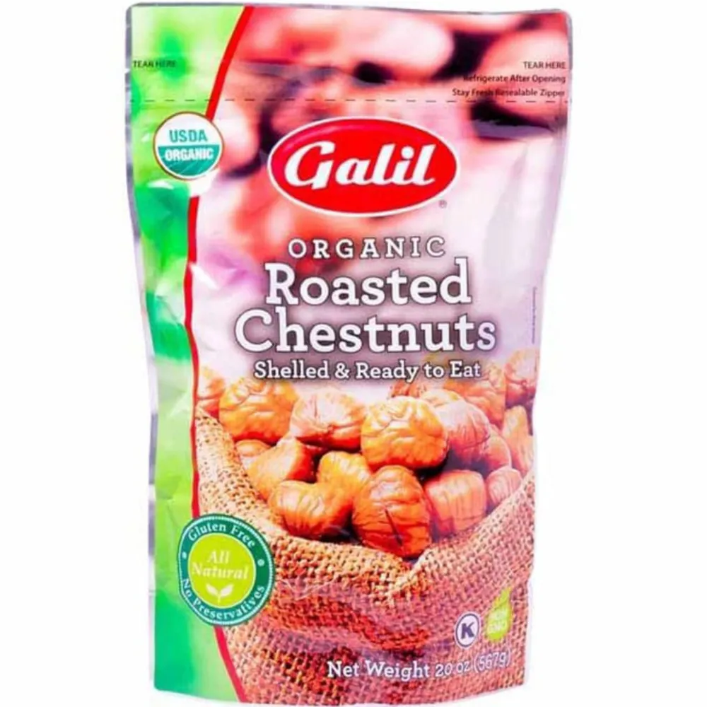 Galil Organic Roasted Chestnuts