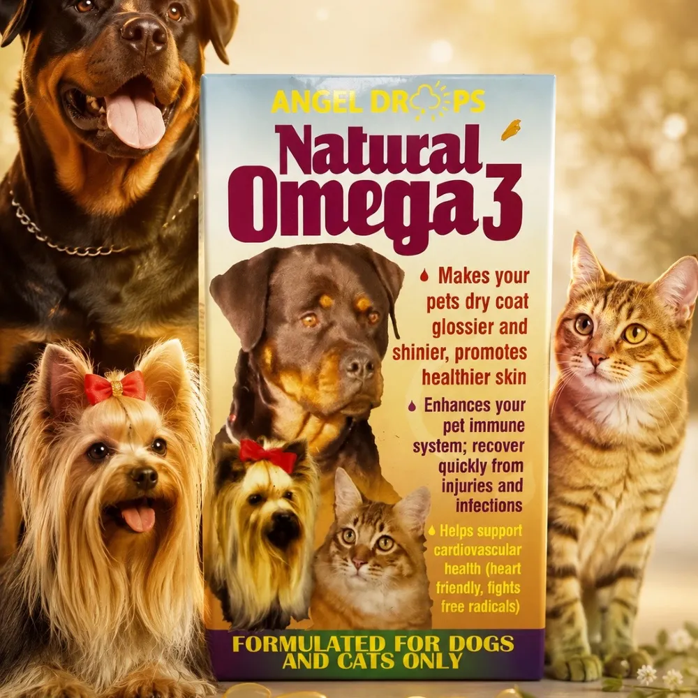 Natural Omega 3 Angel Drops Softgel capsules
